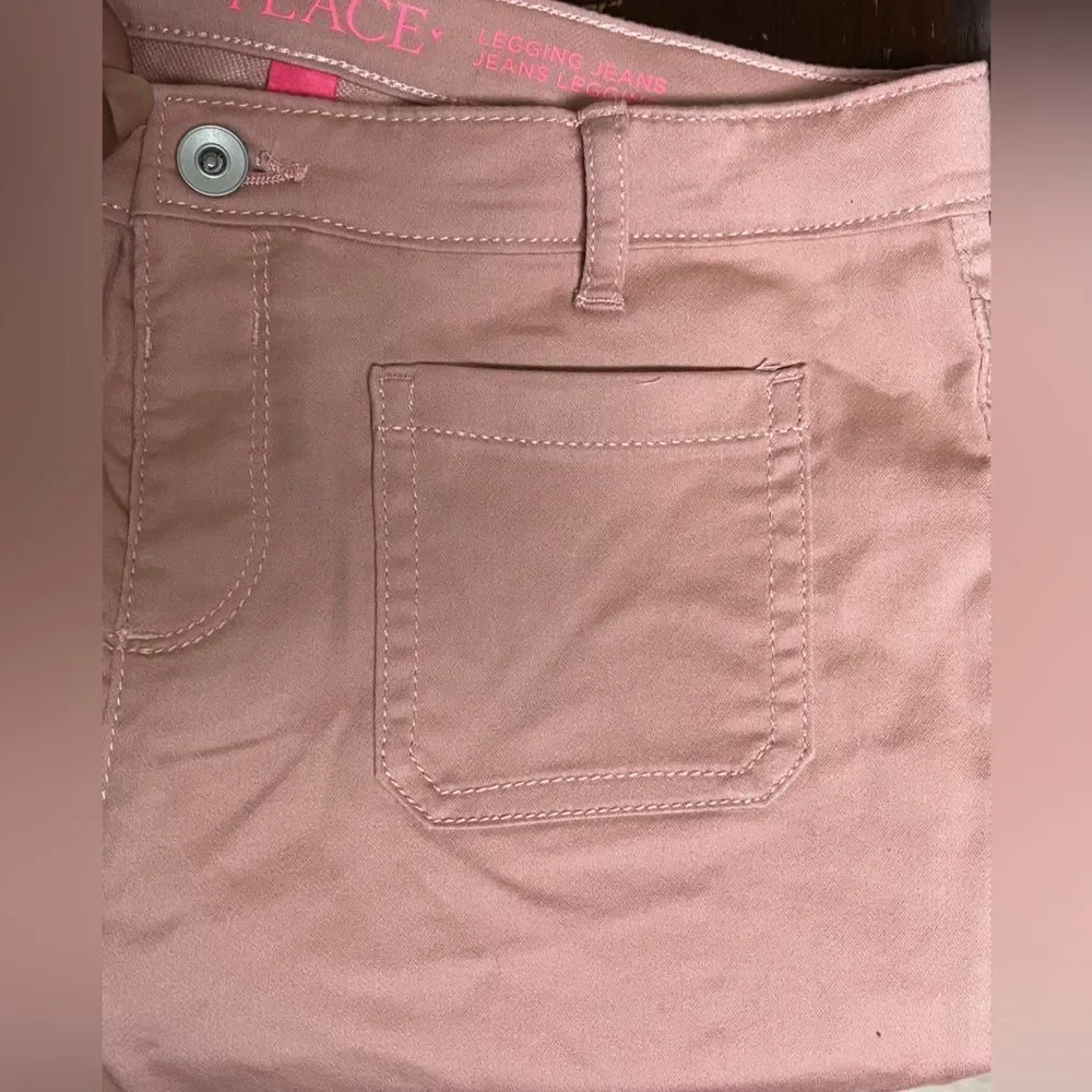 NWT! The Childrens Place Pink Legging Jeans Girls 16